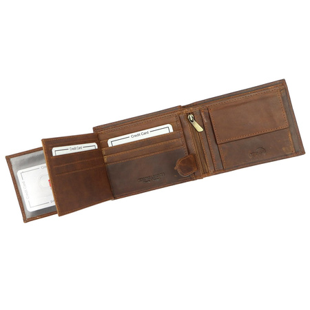 Portfel męski skórzany skóra naturalna Nordee 