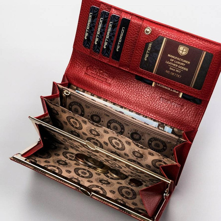 Portfel damski skórzany skóra naturalna  Peterson