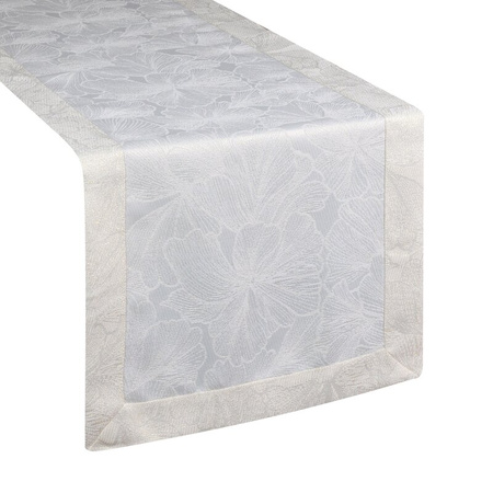 OBRUS LENA 40 X 200 CM KREMOWY
