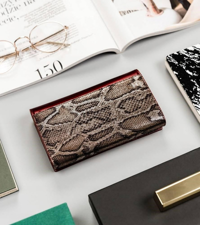 Portfel damski skóra naturalna skórzany Peterson 