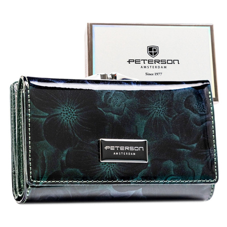 Portfel damski skóra naturalna skórzany Peterson