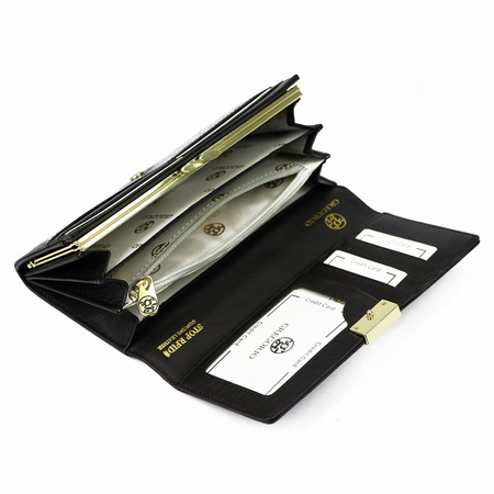 Portfel damski skórzany skóra naturalna Gregorio