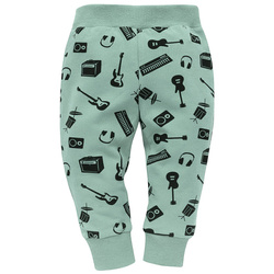 Legginsy LETS ROCK zielony,rock 86