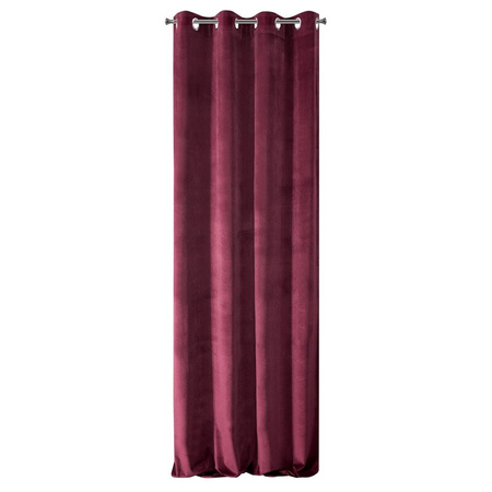 ZASŁONA GOTOWA MORENA 140X250 CM BORDOWY