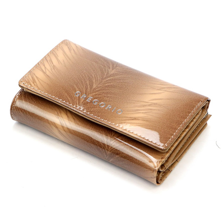 Portfel damski skóra naturalna skórzany Gregorio 