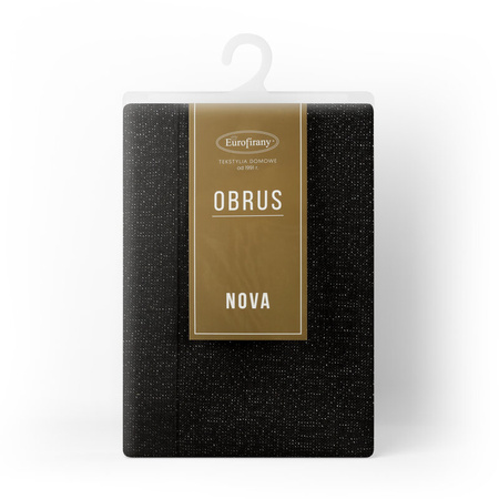OBRUS STELLA 1 145 X 350 CM CZARNY