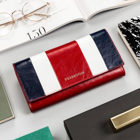 Portfel damski skórzany skóra naturalna  Peterson