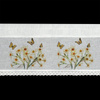FIRANA GOTOWA FLORA 150 X 30 CM BIAŁY