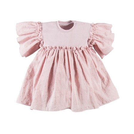 Sukienka krótki rękaw dla dziewczynki Swan Ewa klucze Eevi