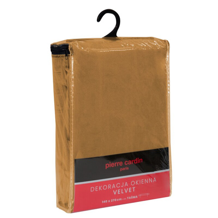 ZASŁONA GOTOWA SIBEL NA TAŚMIE 140 X 270 CM MIODOWY