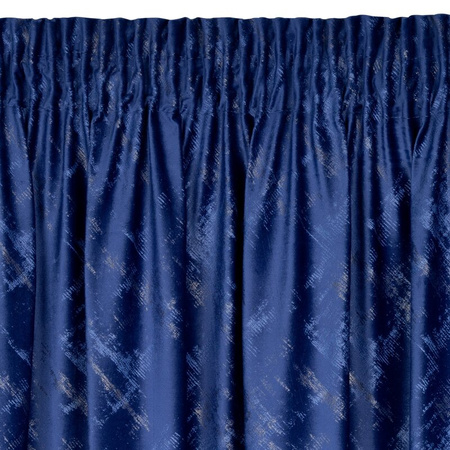 ZASŁONA GOTOWA ADRIA NA TAŚMIE 140 X 270 CM GRANATOWY