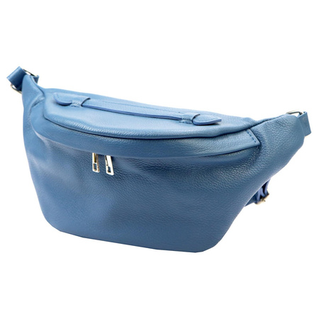 Torebka torebki skórzana saszetka nerka skóra naturalna Luka damska