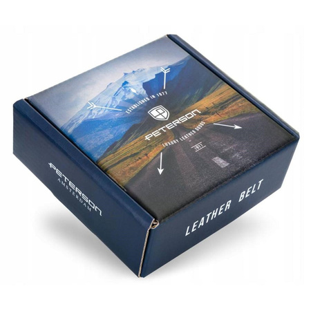 Pasek męski skórzany skóra naturalna Peterson 