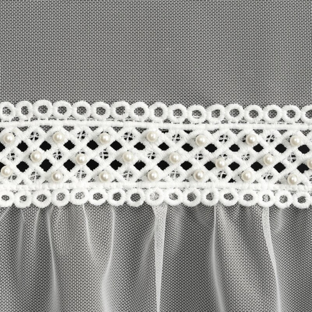 FIRANA GOTOWA NAOMI 140 X 260 CM BIAŁY