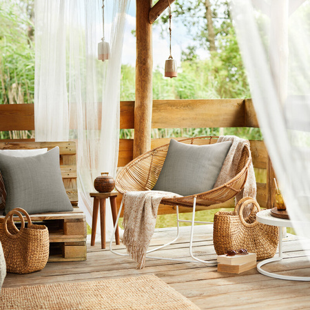 POSZEWKA GARDEN3 45 X 45 CM BEŻOWY