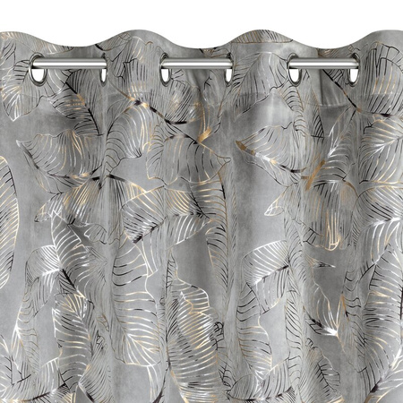 ZASŁONA GOTOWA ODETA 135 X 250 CM STALOWY