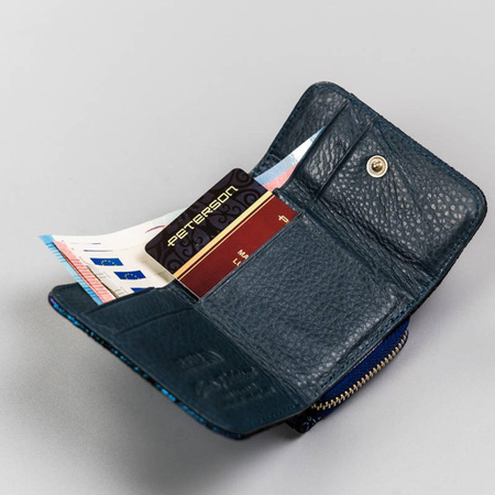 Portfel damski skórzany skóra naturalna  Peterson