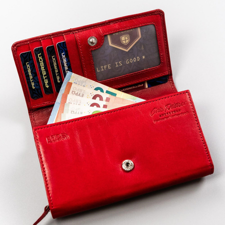 Portfel damski skóra naturalna skórzany Peterson