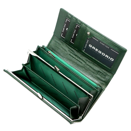 Portfel damski skórzany skóra naturalna Gregorio