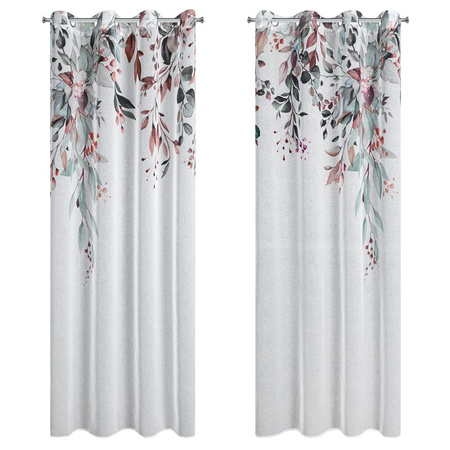 ZASŁONA GOTOWA MEG 140 X 260 CM BIAŁY