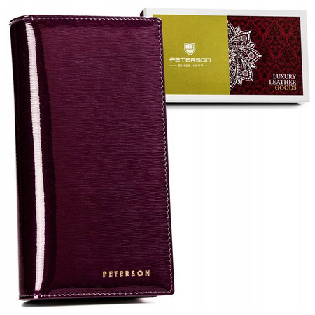 Portfel damski skórzany skóra naturalna  Peterson