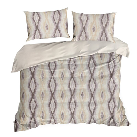 KOMPLET POŚCIELI SATYNOWEJ NIKA 24 160 X 200 CM BEŻOWY
