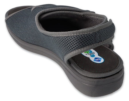 Dr Orto - Obuwie buty sandału profilaktyczno zdrowotne męskie popiel 