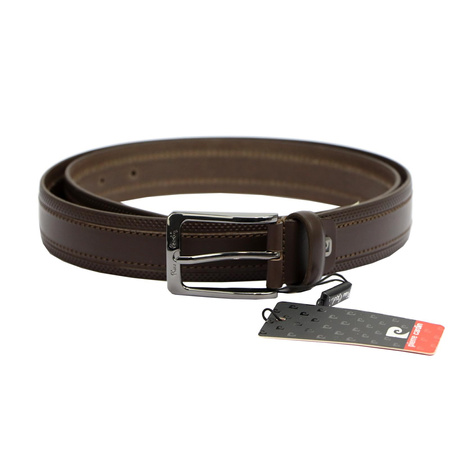 Pasek męski skórzany skóra naturalna Pierre Cardin 