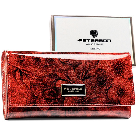 Portfel damski skóra naturalna skórzany Peterson