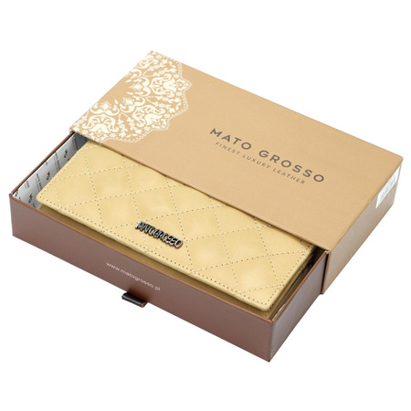 Portfel damski skórzany skóra naturalna Mato Grosso 