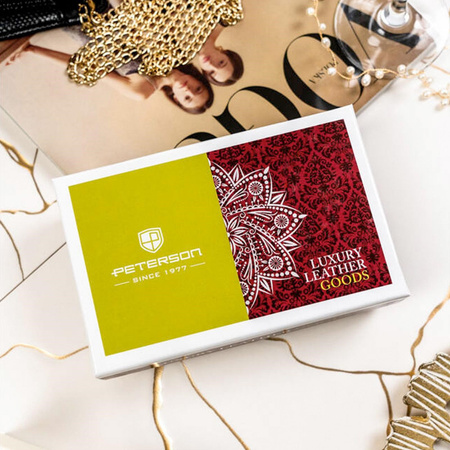 Portfel damski skórzany skóra naturalna  Peterson