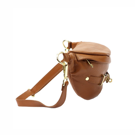 Torebka torebki skórzana saszetka nerka skóra naturalna Luka damska