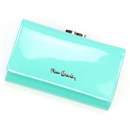 Portfel damski skóra naturalna + skóra ekologiczna Pierre Cardin