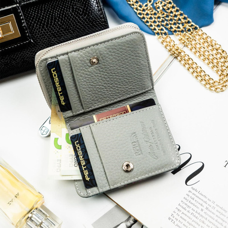 Portfel damski skóra naturalna skórzany Peterson