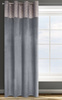 ZASŁONA GOTOWA D91 AGNES 140 X 250 CM GRAFITOWY
