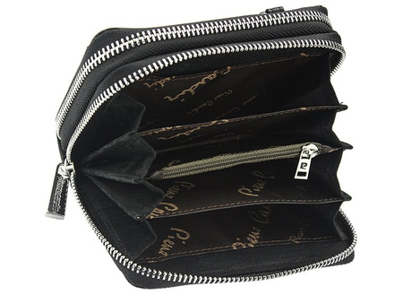 Portfel damski skórzany skóra ekologiczna Pierre Cardin 