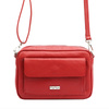 MiaMore torebka listonoszka skóra naturalna czerwony