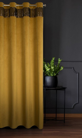 ZASŁONA GOTOWA JASPER 140 X 250 CM ZŁOTY