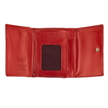 Portfel damski skórzany skóra naturalna Luxury 