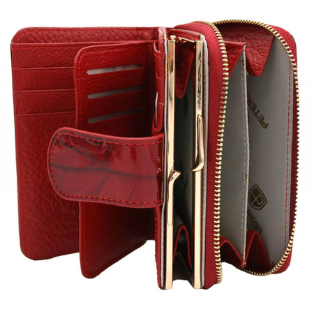 Portfel damski skóra naturalna skórzany Peterson