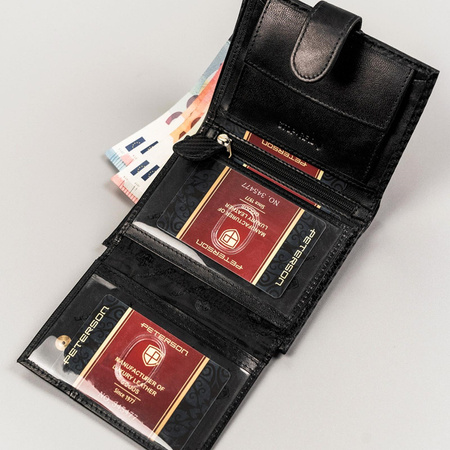 Portfel męski skórzany skóra naturalna  Peterson