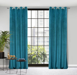 ZASŁONA GOTOWA LILI 140 X 250 CM CIEMNONIEBIESKI