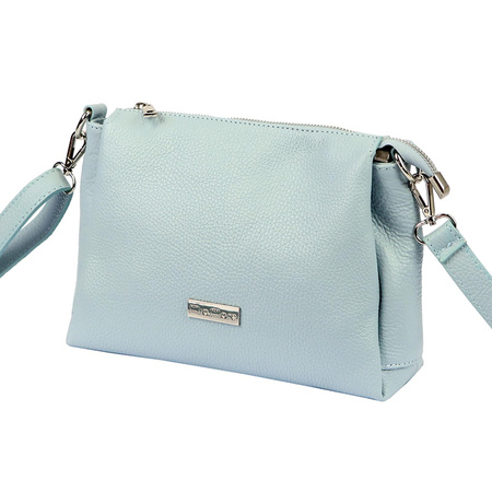 MiaMore torebka listonoszka skóra naturalna różowy