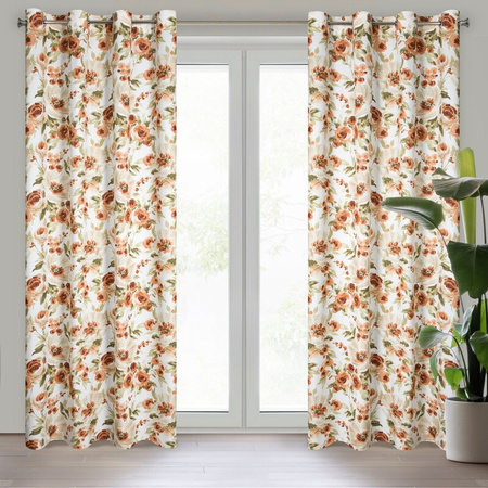 ZASŁONA GOTOWA MILA 140 X 250 CM BIAŁY