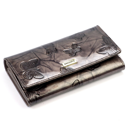 Portfel damski skórzany skóra naturalna Gregorio 