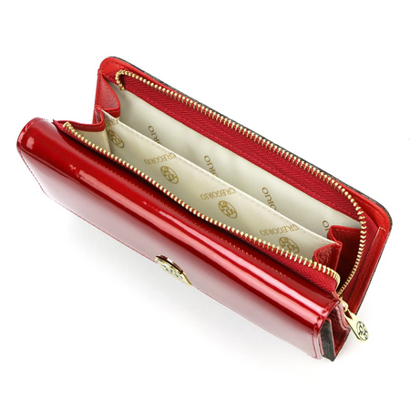 Portfel damski skórzany skóra naturalna Gregorio