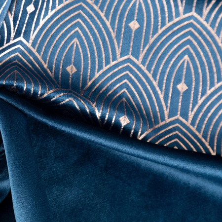 ZASŁONA GOTOWA D91 AGNES 140 X 250 CM GRANATOWY