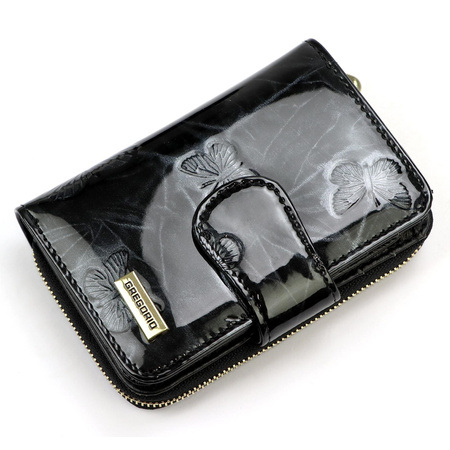 Portfel damski skórzany skóra naturalna Gregorio