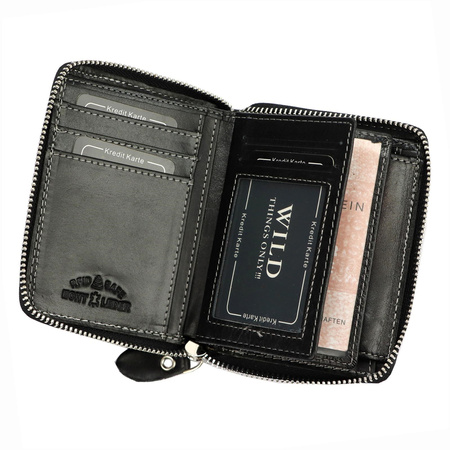 Portfel męski skórzany skóra naturalna Wild 