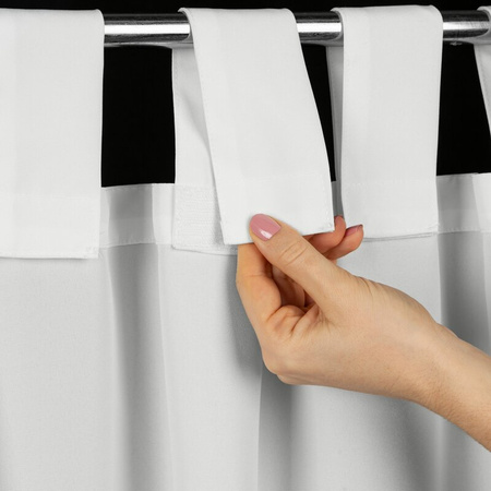 ZASŁONA GOTOWA GARDEN NA SZELKACH 155 X 240 CM BIAŁY